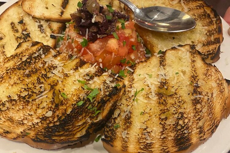 Amazing Bruschetta. Also, Enjoy the Best Pizza in Ocean Beach. 4994 Newport Ave, San Diego, CA.